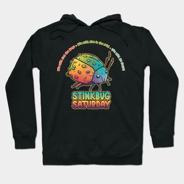 Stinkbug Saturday Kawaii Bug Buffet Hoodie by DanielLiamGill